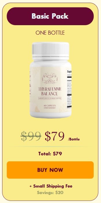 Buy Thyrafemme Balance 1 bottle